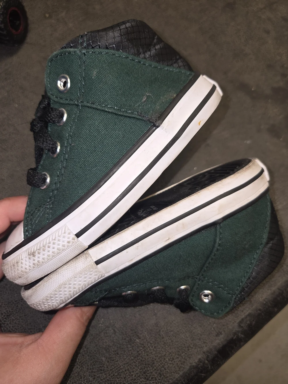 Kids' Green Converse High-Top Sneakers